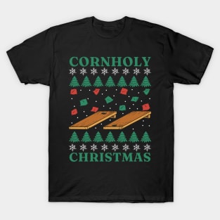 Funny Cornhole Ugly Christmas Sweater T-Shirt